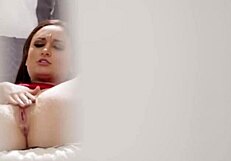 dyke girlfriend spreads legs wide and squirts in wild ecstasy