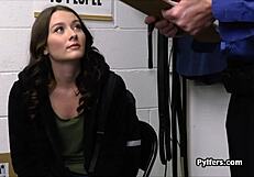 does the mall cop love those pierced nipples?