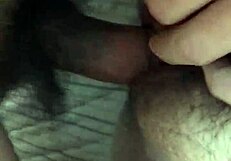 Amateur Japanese couple enjoys homemade creampie