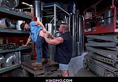 wild gay banging with devin franco and liam knox in warehouse