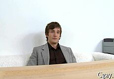 nasty homosexual blowjob turns into sensual raw sex