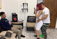 Adulterous wife shows elected man and starts twerking