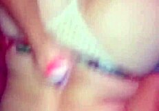 Horny mature milf masturbating pussy in homemade video 😏