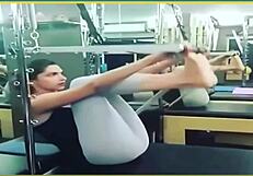Deepika Padukone exercises in skimpy leggings during hot yoga session