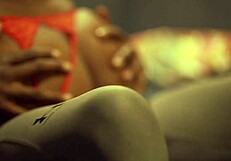 Step-sis Dejamarrrie gets caught masturbating by her step-brother