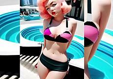 Dizzy Miss Lizzie In Exotic Adventure