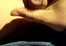Solo session: Teen boy European shows and has a huge white dic and fucks