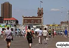 lovely badass babes, blonde and brunette, enjoyed swinging naked outdoors in this reality scene.