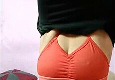 Indian Teen Sarika Teases Fans with Homemade Porn