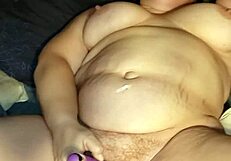 Intense milf vibrator orgasm leaves her trembling with pleasure