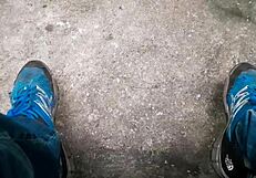 i'm a gay brasileiro masturbating in the mato, feeling horny