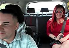 Surprise Uber Ride Turns into Outdoor Fucking with My Ex Milf's Wet Pussy