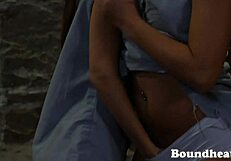 lesbian friends escaping from the game