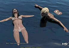 retrieving the past with girls on the beach in episode 3