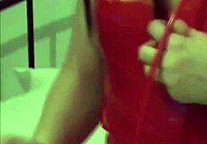 i really like these purple pvc panties on my ass, babe