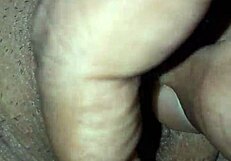 Intriguing waif's hot pussy masturbation