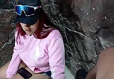 My stepsister knows how to negotiate for a hard fuck and cum on her big boobs?