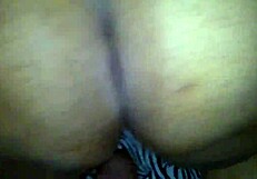 Mystery with big booty gets drilled hard from behind