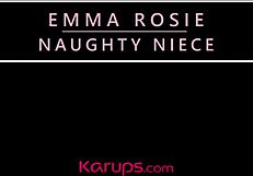 Step Niece Emma Rosie Performs Deepthroat, Blowjob, Doggystyle, Fucking, and Cowgirl in POV