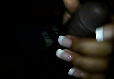 Wow! She Takes That Long Fat Cock Head Deep in Her Mouth!