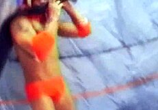 Dragonfly Wrestles Adriana Milano In Intense Mixed Match