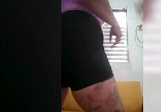Real tits babe gets her ass fucked in POV