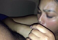 backstage blowjob turns into doggystyle with big cock