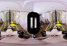 Batgirl cosplay slut craves your silly VR fuck