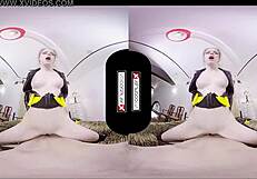 Batgirl cosplay slut craves your silly VR fuck