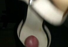 Shoe Fuck with Feet Fetish Cumshot