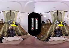 Batgirl cosplay slut craves your silly VR fuck