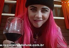 débora fantine says bye bye winter at the motel