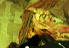 African beauty caught in a steamy moment