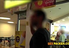 Latina hottie fucked hard by European for dollars