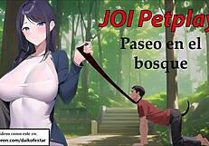 joi anal petplay te saco a pasear con correa