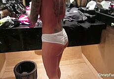 Christy Mack Strips Nude in Backstage Raw Footage