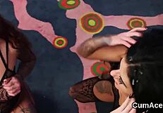 Honey Devours Cum Load In Blowbang Facial!