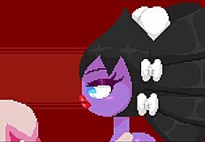 Wow! Goth Futanari Rides Monster Cock in Wild Action!