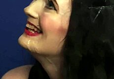 Frisky Peach Gets Facial And Swallows Everything