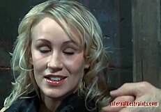 tied beauty's fuck holes bound in rough bondage