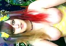 babyzelda plays with dildo and big tits on 04 07 19