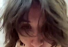 Hey, after the party, let's play with that cock imitation in pov