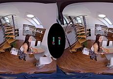 Petite Lexi Dona Rides Cock In Vr Pov!