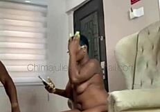 My Wet Pussy After Handjob and Big Black Cock Cumshot