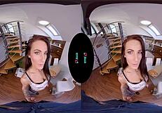 Petite Lexi Dona Rides Cock In Vr Pov!