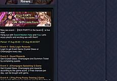 duo sex party heats up in kinky tavern game