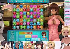 i'm lewdneko playing huniepop 2 double date part 2 in lingerie.