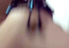 Big Butt Shemale Strokes Hard and Fast Today!