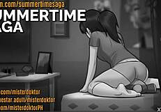 what's your super hero fantasy? sexy teen with big tits in summertime saga