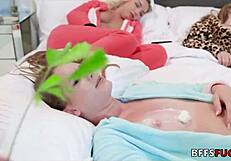 Naughty Girls Party Hard with Loser Cock